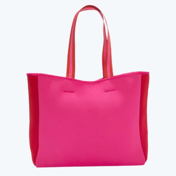 Summersalt Neoprene Beach Tote in Pink/Red *New in pkg* - Picture 4 of 5